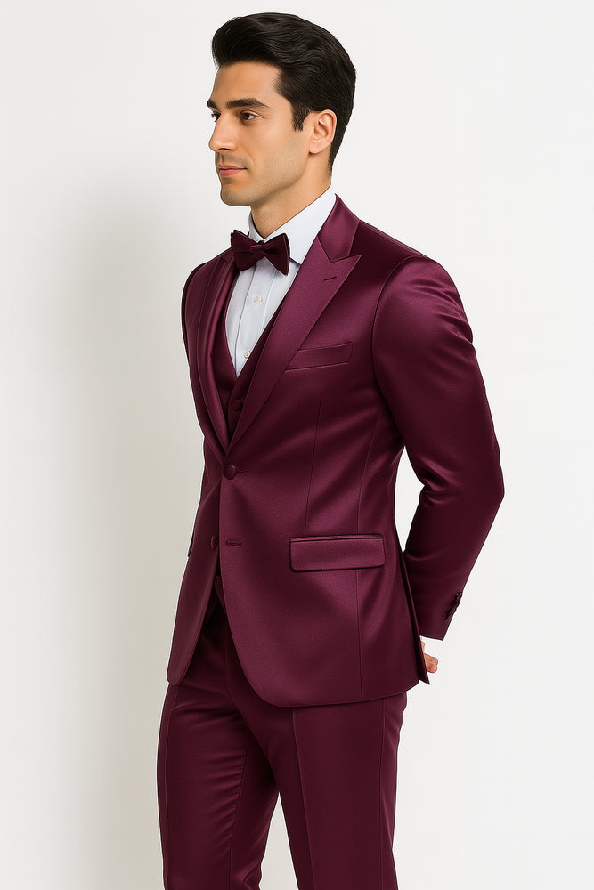 Groomfit-purple-satin-tuxedo-ensemble