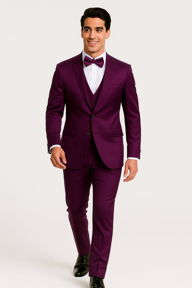 Groomfit-purple-satin-tuxedo-ensemble