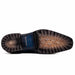 Marco Di Milano Ragusa: Stained Navy Leather Shoe