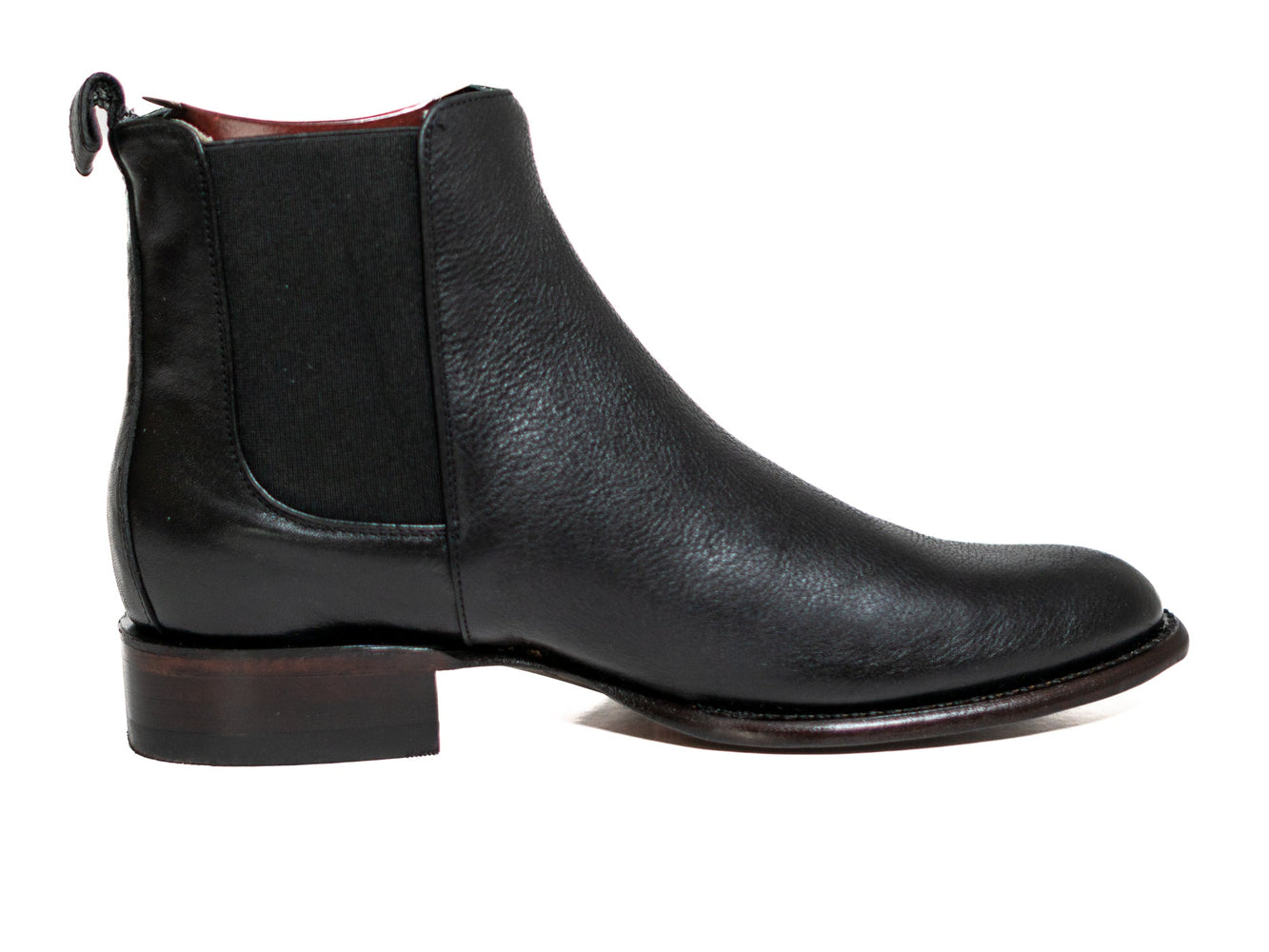 Los Altos Men's Toe Roper Boot Belmont Black - Belmont Black