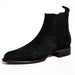 Los Altos Men's Toe Roper Boot Gamuza Black - Gamuza Black