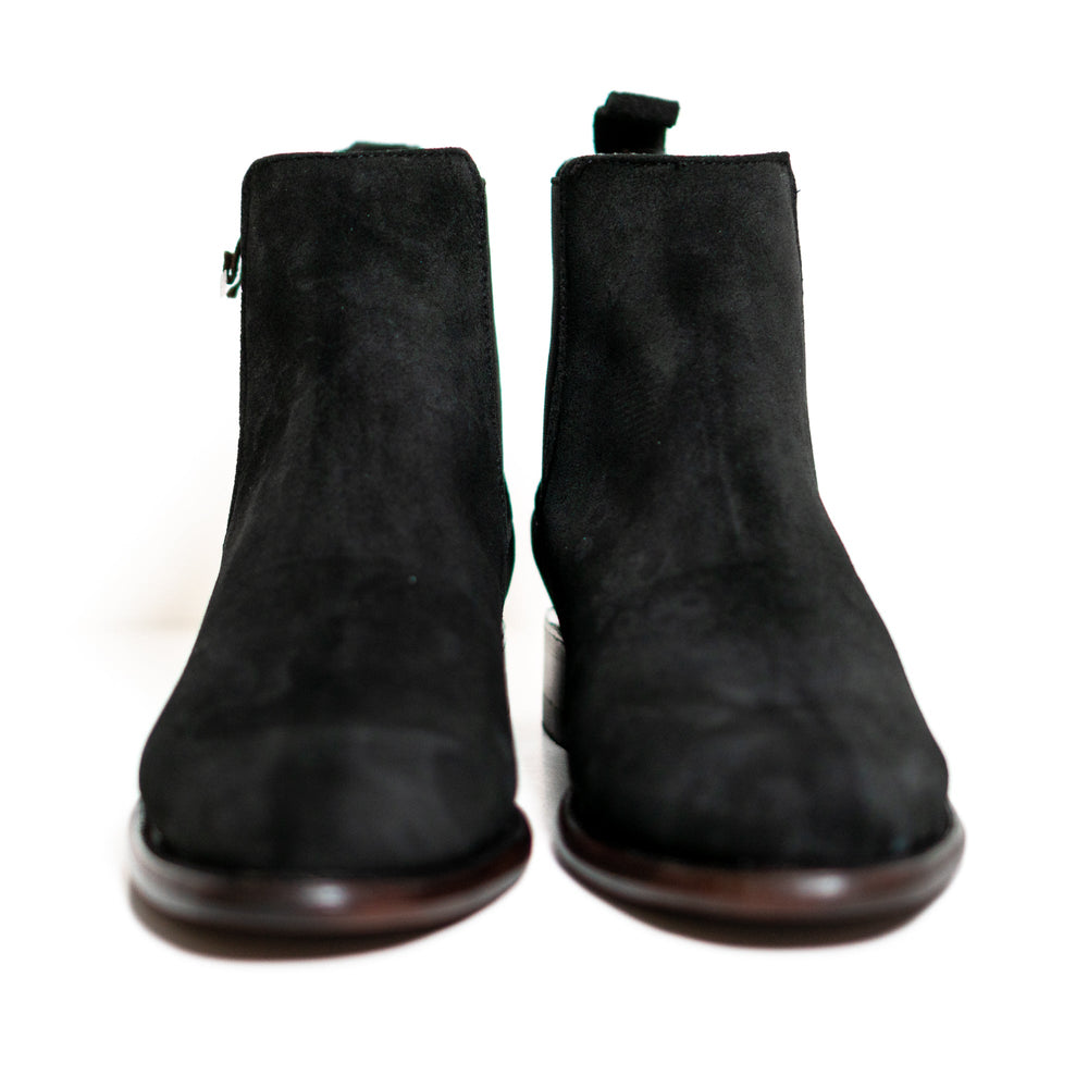 Los Altos Men's Toe Roper Boot Gamuza Black - Gamuza Black