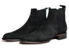 Los Altos Men's Toe Roper Boot Gamuza Black - Gamuza Black