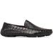 Marco Di Milano Remo Black Caiman Driving Shoes