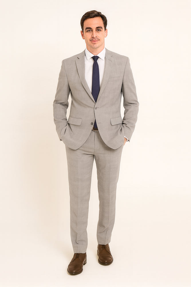 Call if not Text or Whatsup 3104300939 To Setup The Group - Call: 3104300939 Buy Online Instead of Rental Slim Fit Groom Wedding Suits & Tuxedo Online + Light Gray Plaid + Free Shirt & Tie