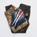 Zelli Rocco Hand-Burnished Crocodile Embossed Sneakers in Navy