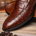 Zelli Roma Classic Penny Loafers in Genuine Brown Ostrich Quill