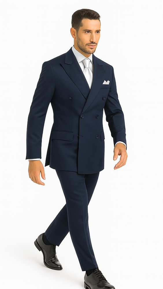 Rossi Man ARTHUR RM2302 Double-Breasted Suit – Men’s Formalwear