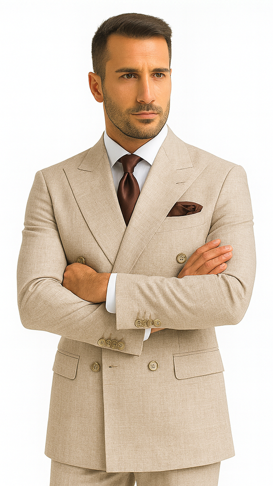 Rossi Man ARTHUR RM2306 Double-Breasted Suit – Modern Classic Men’s Formalwear