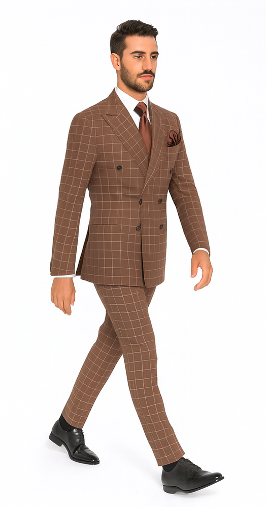 Rossi Man ARTHUR RM2317 Double-Breasted Suit – Men’s Formalwear