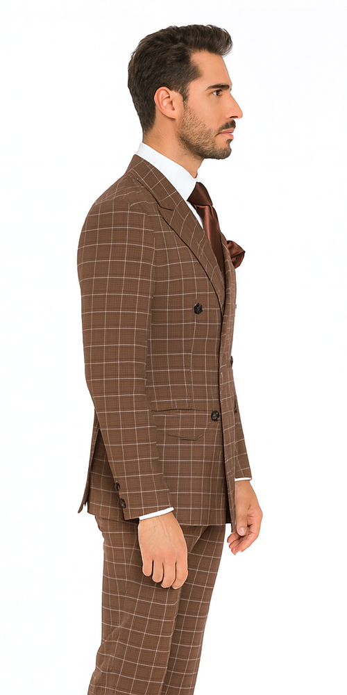 Rossi Man ARTHUR RM2317 Double-Breasted Suit – Men’s Formalwear