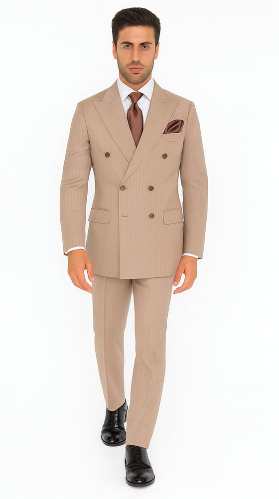Rossi Man ARTHUR RM2320 Double-Breasted Suit – Men’s Formalwear