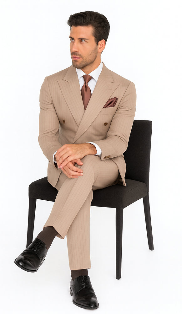 Rossi Man ARTHUR RM2320 Double-Breasted Suit – Men’s Formalwear