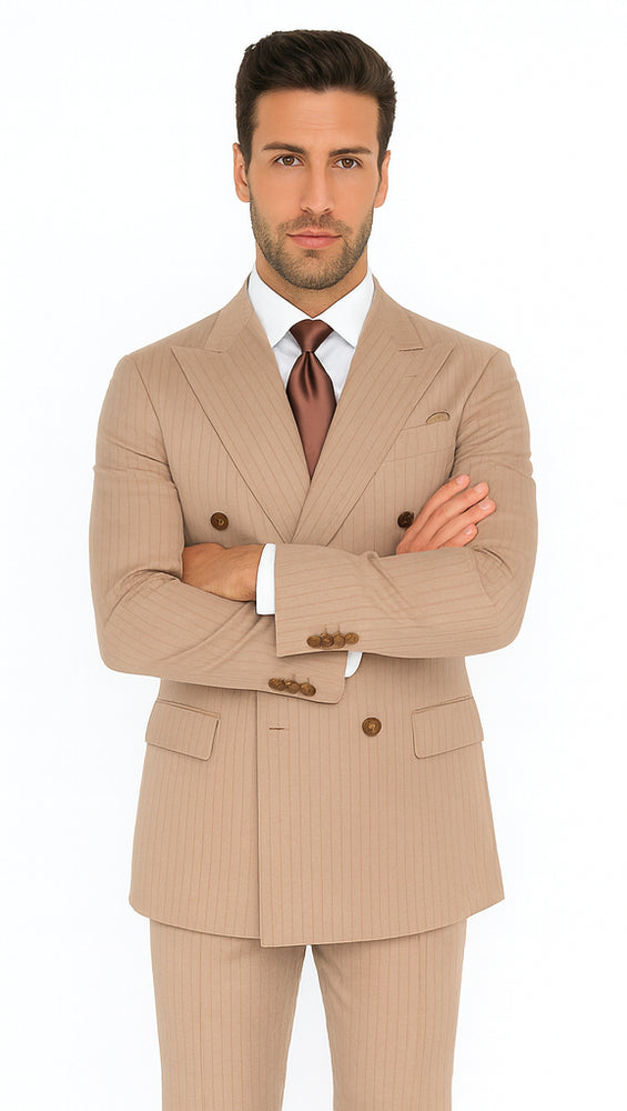 Rossi Man ARTHUR RM2320 Double-Breasted Suit – Men’s Formalwear