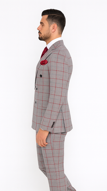 Rossi Man ARTHUR RM2321 Double-Breasted Suit – Classic Men’s Formalwear