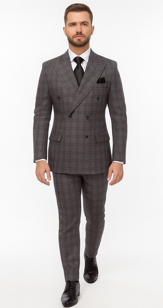 Rossi Man ARTHUR RM2323 Double-Breasted Suit – Classic Men’s Formalwear
