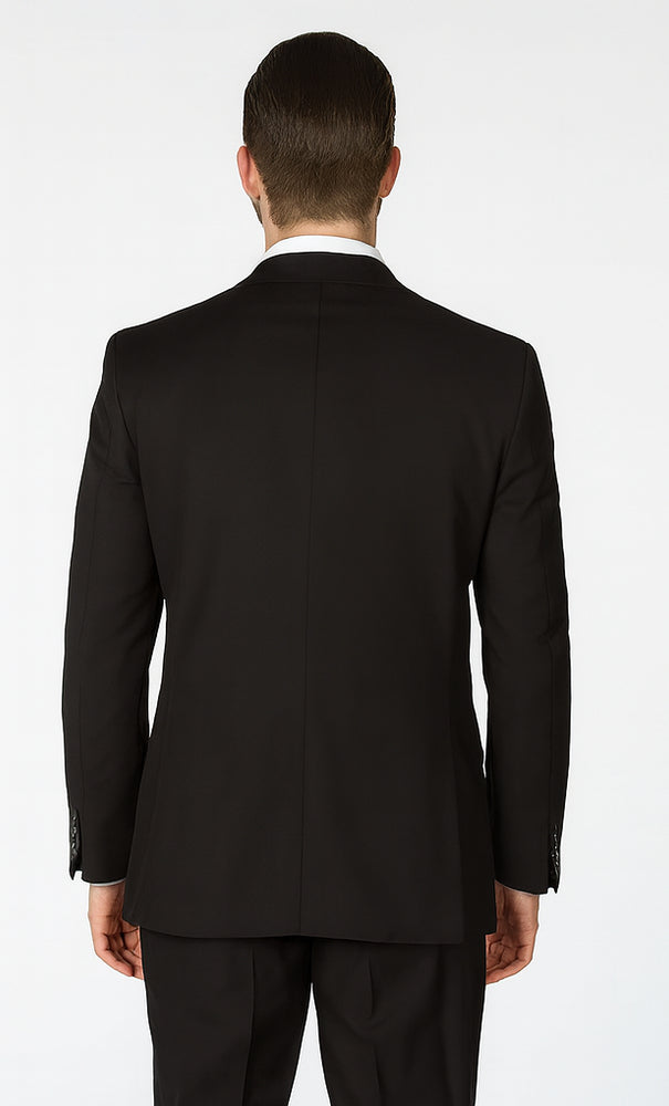Rossi Man CYRUS RM101 Black 3-Piece Suit – Classic Men’s Formalwear