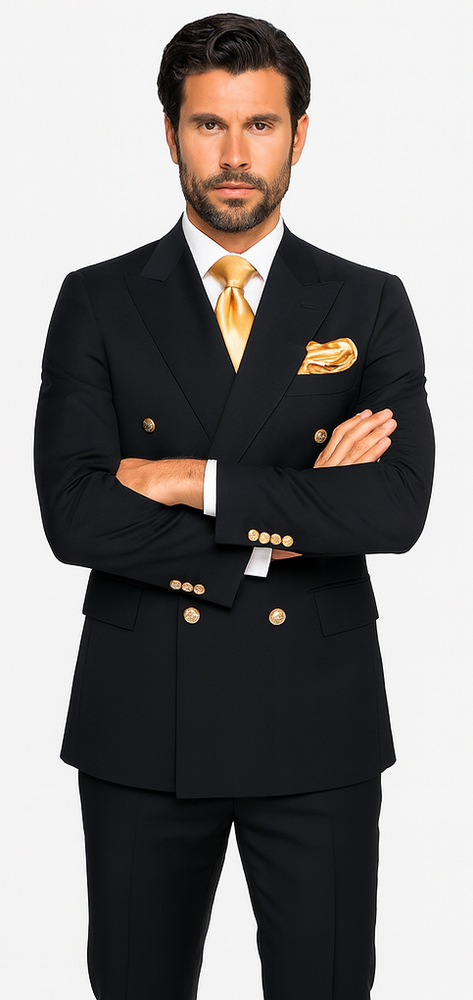 Rossi Man Double-Breasted 2-on-6 Suit – Men's Formalwear