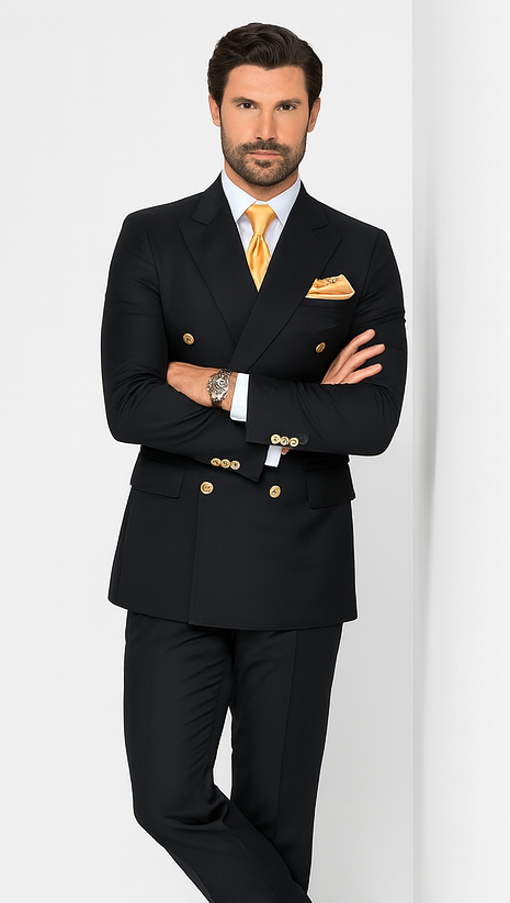 Rossi Man Double-Breasted 2-on-6 Suit – Men's Formalwear