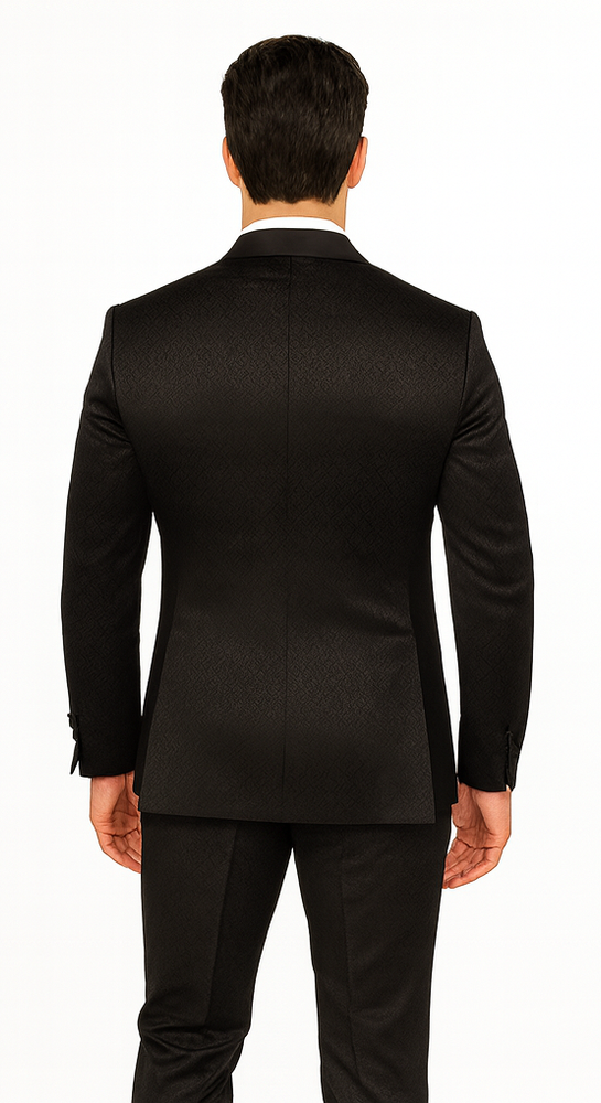 Rossi Man Ford RM1912 Black Slim Fit Suit – Modern Men’s Formalwear