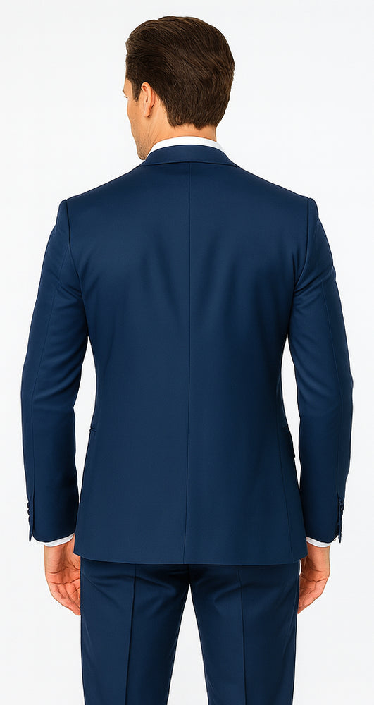 Rossi Man LEO RM1102 Modern 3-Piece Tuxedo for Men – Slim Fit Formal Suit for Special Occasions