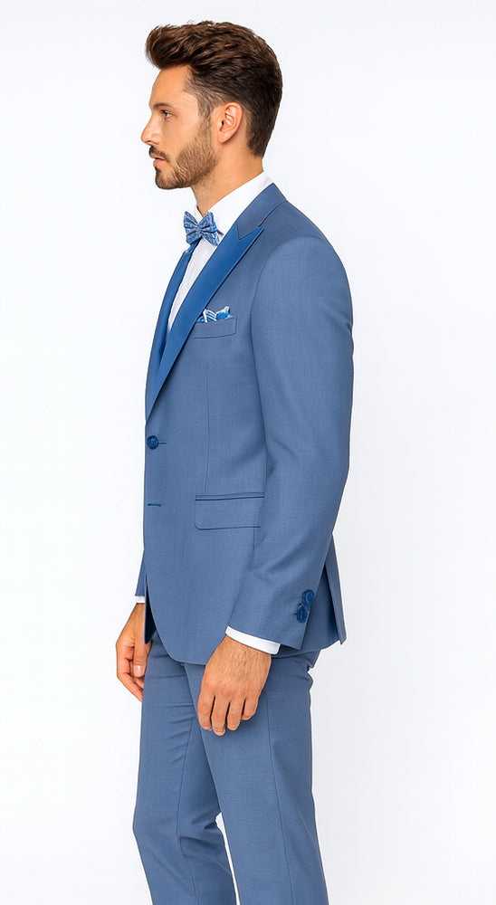 Rossi Man LEO RM1387 Elegant Slim Fit Tuxedo for Men – Formalwear for Special Occasions