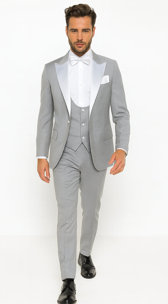 Rossi Man LEO RM1389 Classic Slim-Fit Suit for Men – Formalwear for Special Events