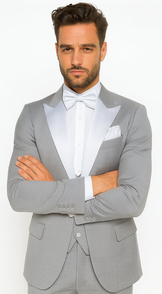 Rossi Man LEO RM1389 Classic Slim-Fit Suit for Men – Formalwear for Special Events