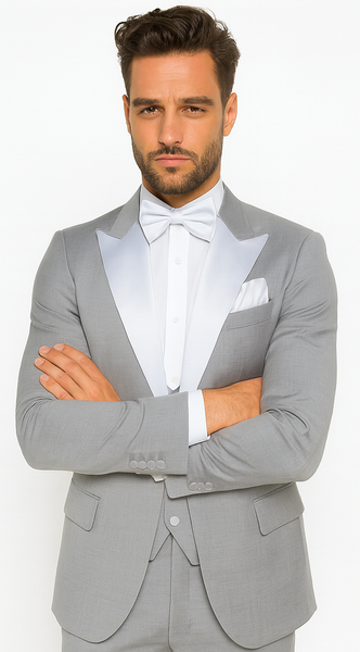 Rossi Man LEO RM1389 Classic Slim-Fit Suit for Men – Formalwear for Special Events