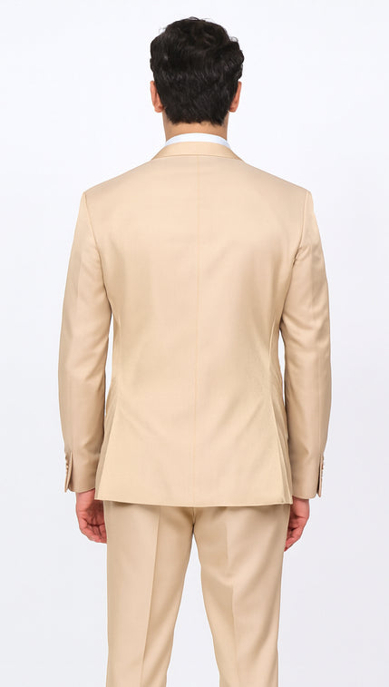 Rossi Man LEO RM1605 Men’s Slim Fit 3-Piece Gold Suit – Modern Formalwear for Special Events