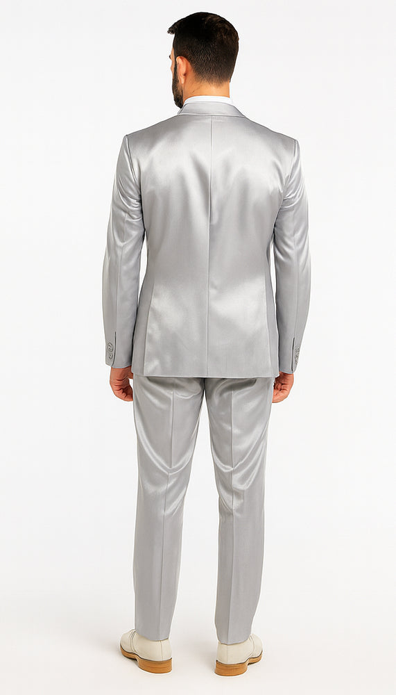 Rossi Man LEO RM1622 Men’s Slim Fit 3-Piece Off-White Designer Suit – Formalwear for Special Occasions