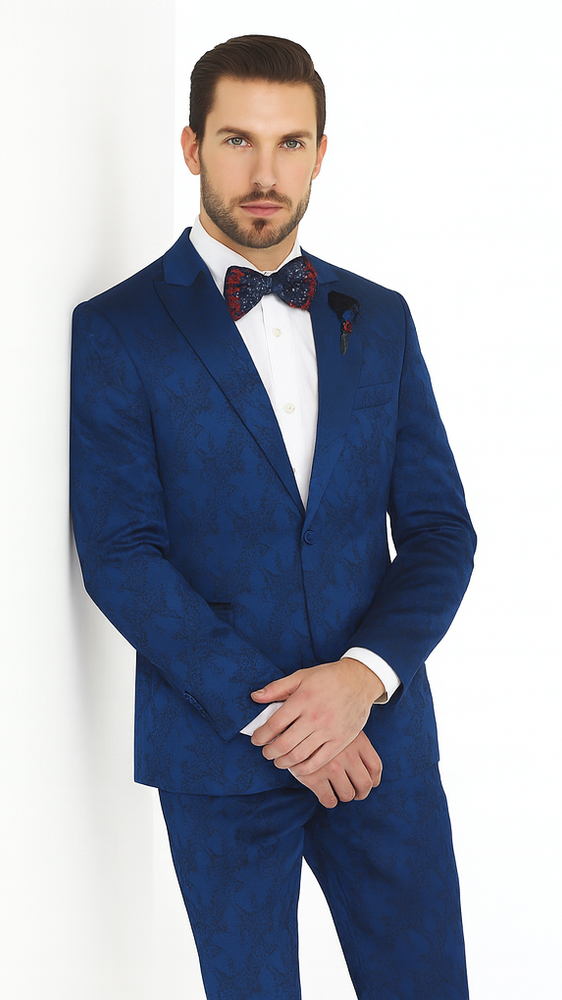 Rossi Man LEO RM1906 Men’s Slim Fit 2-Piece Suit – Modern Formalwear for Special Events