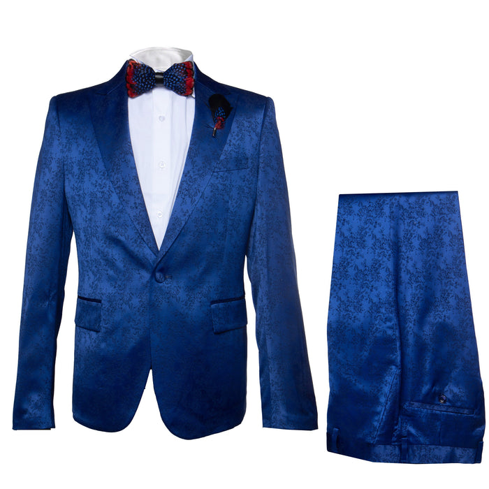 Rossi Man LEO RM1906 Men’s Slim Fit 2-Piece Suit – Modern Formalwear for Special Events