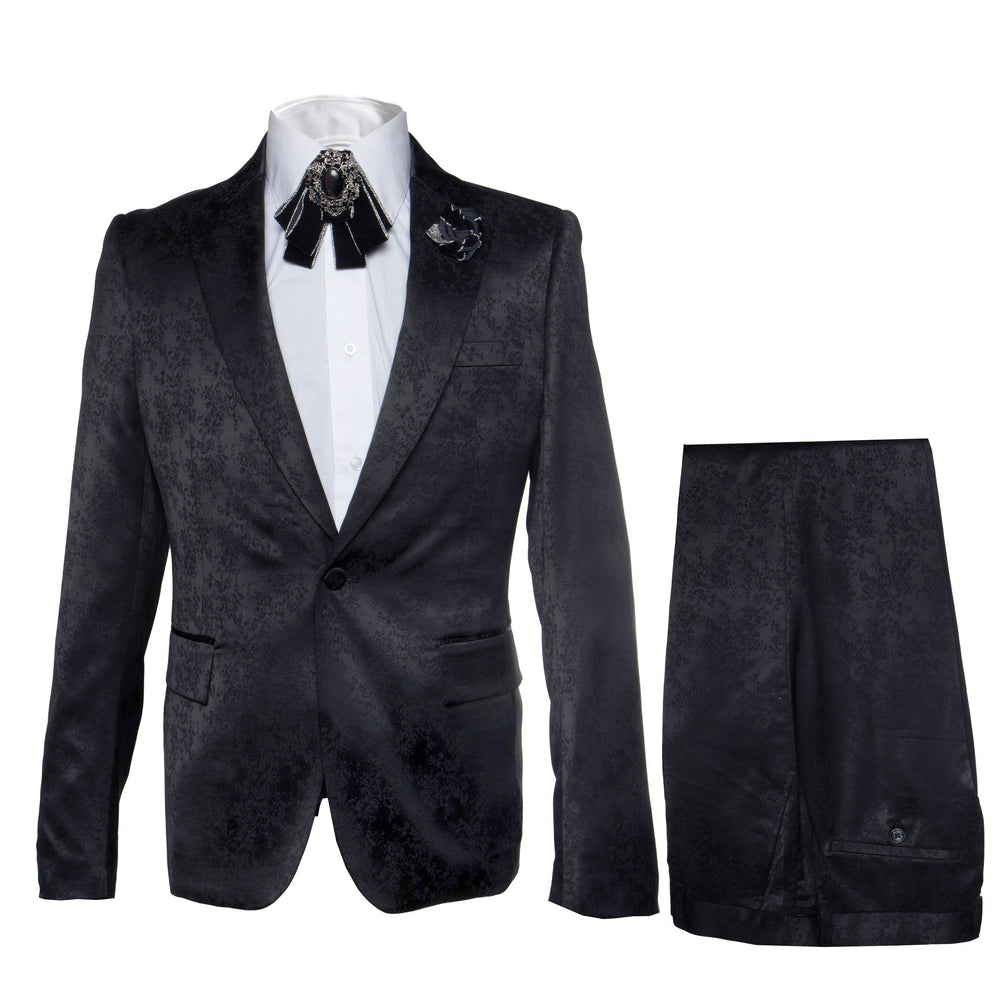 Rossi Man LEO RM1907 Men’s Slim Fit 2-Piece Suit – Modern Formalwear for Special Events