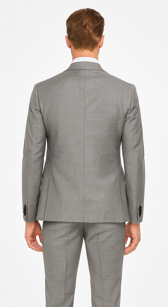 Rossi Man MAX RM1389 Grey Slim Fit 3-Piece Suit – Men’s Formalwear