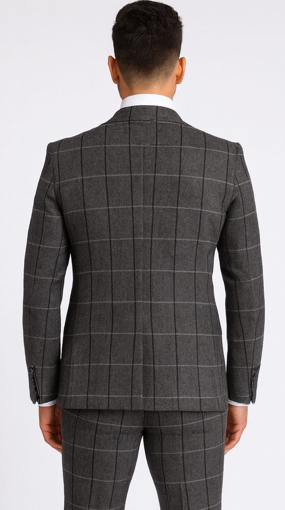 Rossi Man MAX RM1742 Brown Slim Fit Suit – Stylish Men’s Modern Formalwear