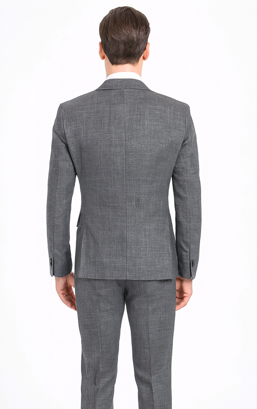 Rossi Man MAX RM1784 Grey Slim Fit 3-Piece Suit – Stylish Men’s Formalwear