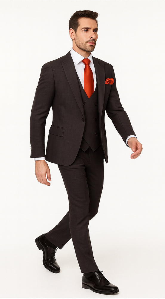 Rossi Man MAX RM1787 Slim Fit 3-Piece Suit – Men’s Formalwear