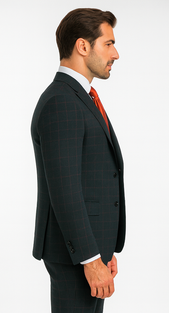 Rossi Man MAX RM1788 Slim Fit 3-Piece Suit – Men’s Formalwear