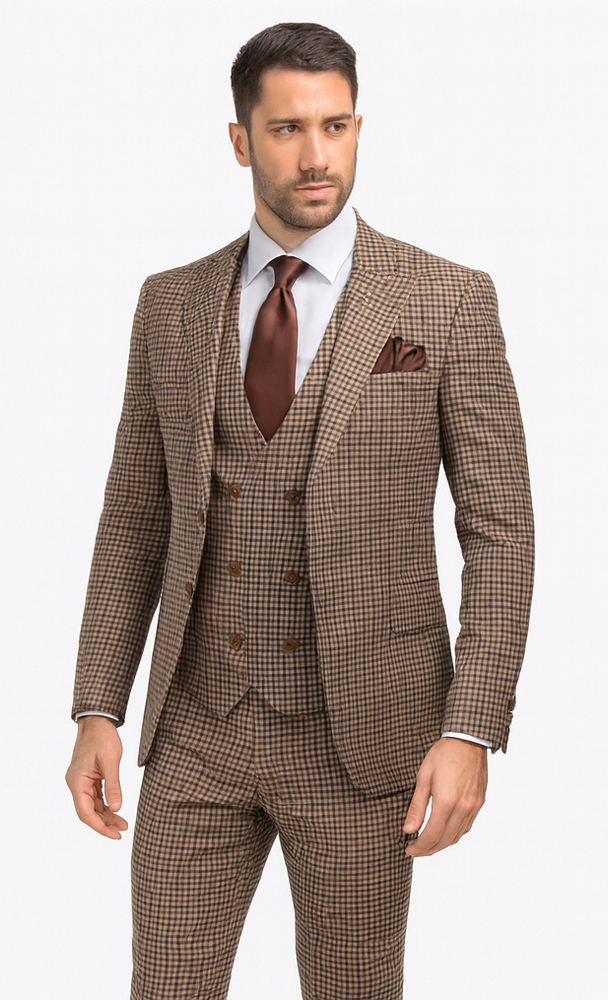 Rossi Man MAX RM1839 Slim Fit 3-Piece Suit – Men’s Formalwear