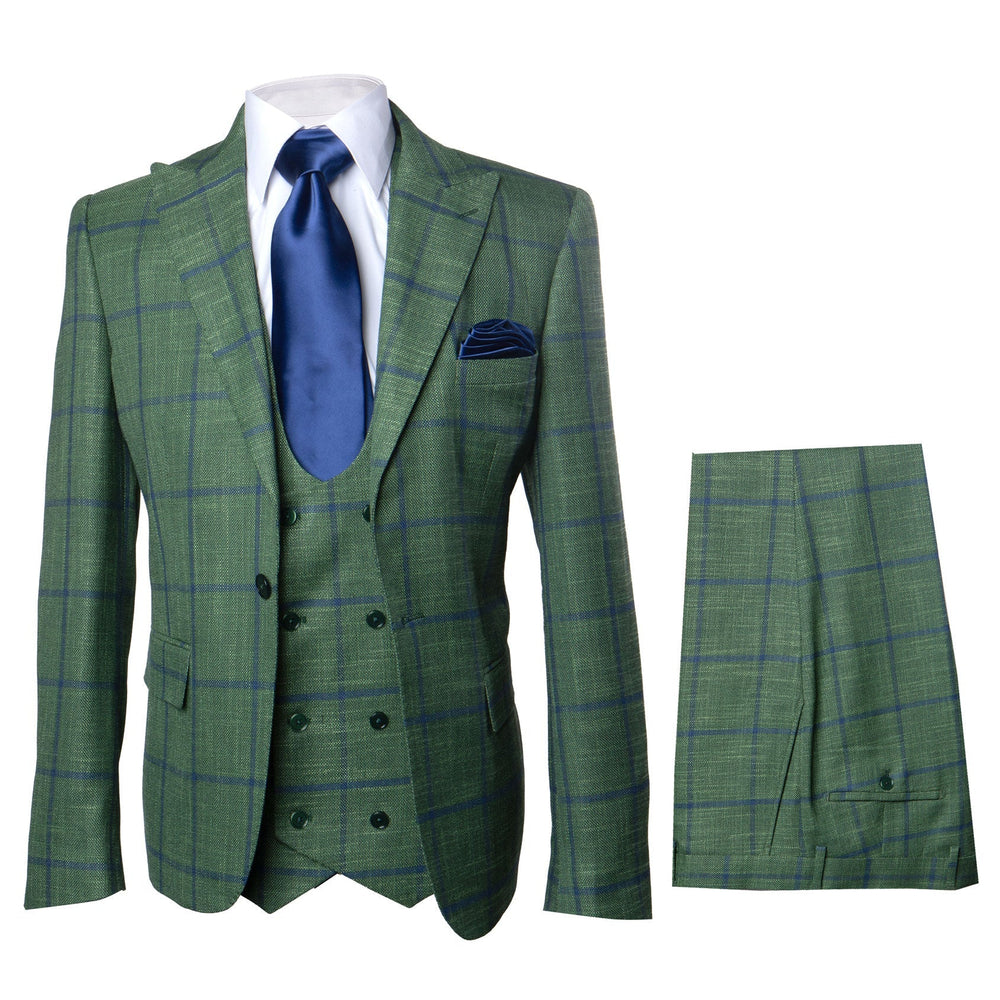 Rossi Man MAX RM1841 Slim Fit 3-Piece Suit – Men’s Formalwear