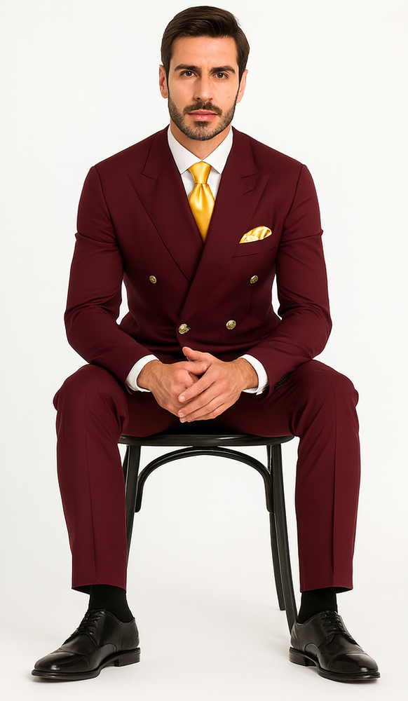 Rossi Man Milano RM1174 Modern Fit Business Suit – Men’s Formal Attire