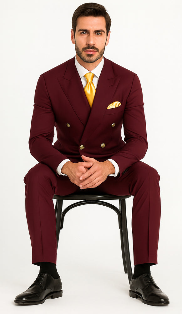 Rossi Man Milano RM1174 Modern Fit Business Suit – Men’s Formal Attire