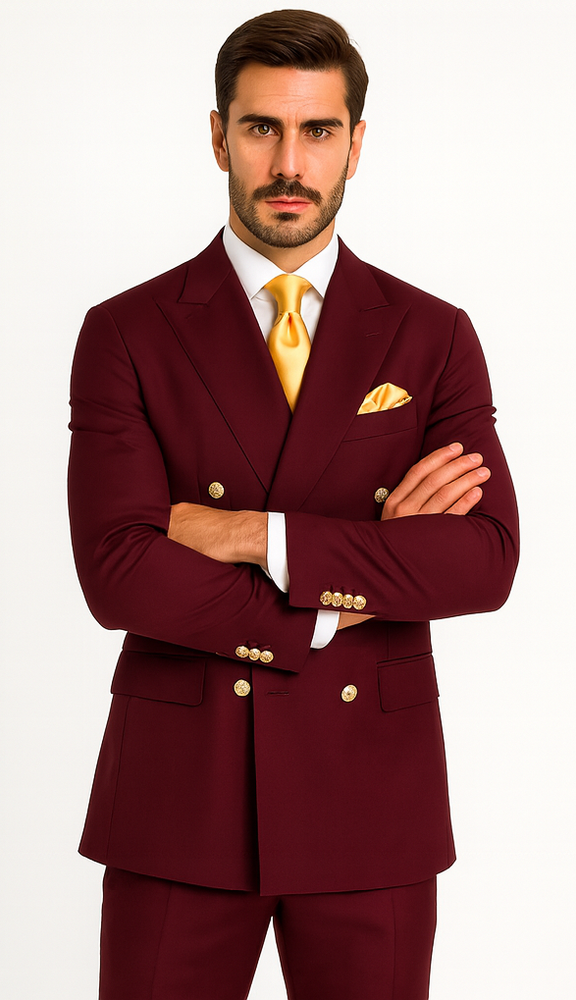 Rossi Man Milano RM1174 Modern Fit Business Suit – Men’s Formal Attire