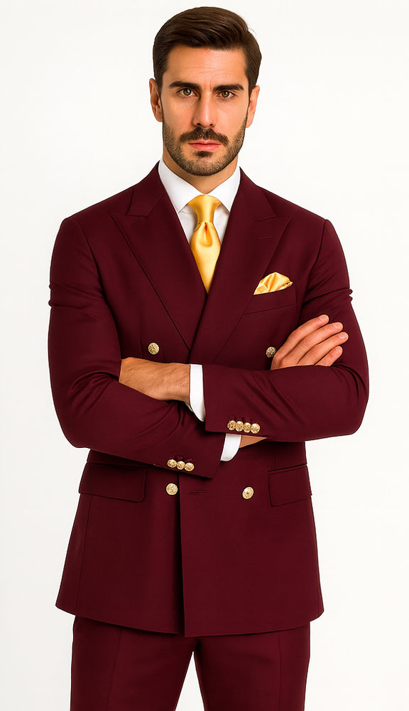 Rossi Man Milano RM1174 Modern Fit Business Suit – Men’s Formal Attire
