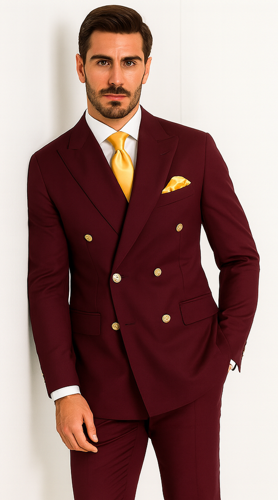 Rossi Man Milano RM1174 Modern Fit Business Suit – Men’s Formal Attire