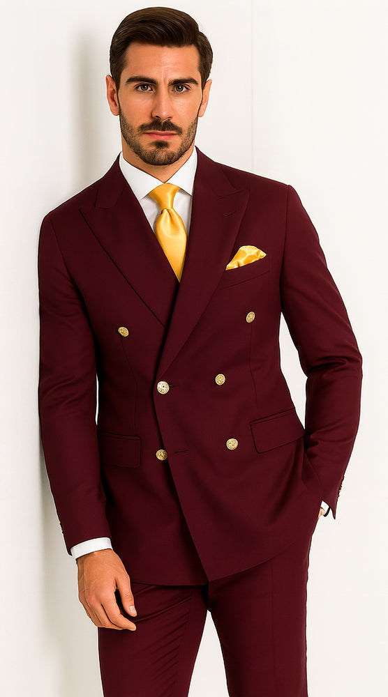 Rossi Man Milano RM1174 Modern Fit Business Suit – Men’s Formal Attire