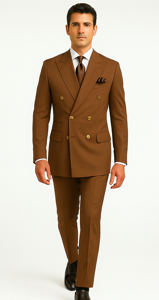 Rossi Man Milano RM1373 – Men’s Slim Fit 3-Piece Suit | Modern Formalwear for Gentlemen