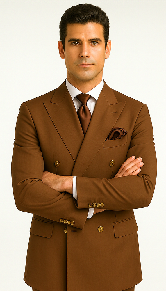 Rossi Man Milano RM1373 – Men’s Slim Fit 3-Piece Suit | Modern Formalwear for Gentlemen