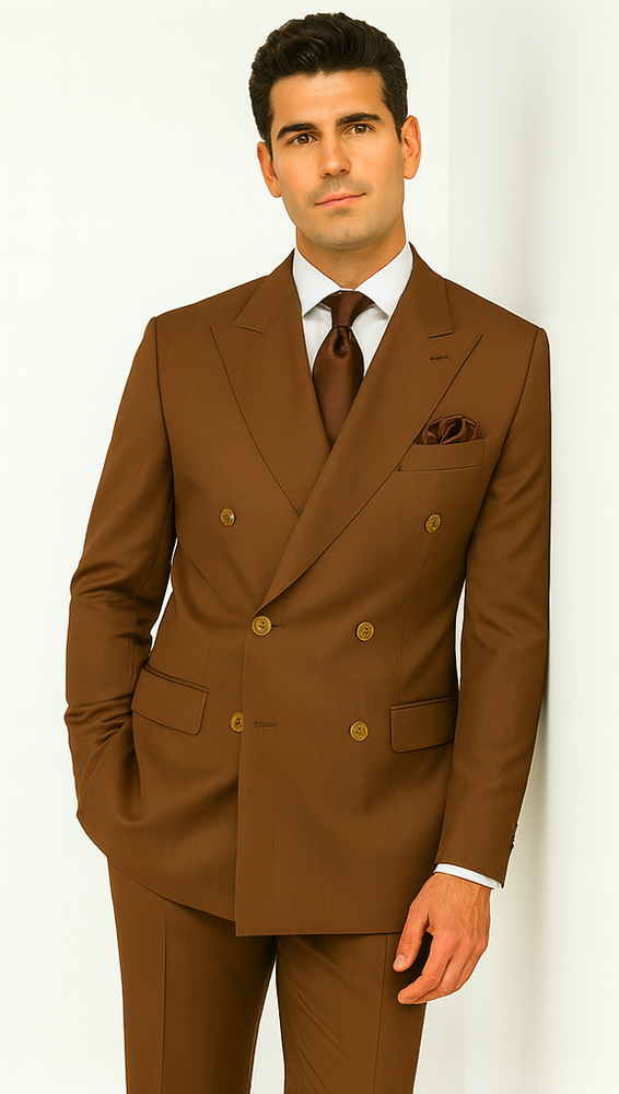 Rossi Man Milano RM1373 – Men’s Slim Fit 3-Piece Suit | Modern Formalwear for Gentlemen